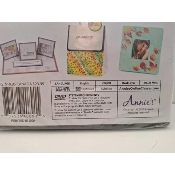 Stamping 101 Annies Crafts Video Class DVD New Sealed Beginner Skill Level - Picture 6 of 6